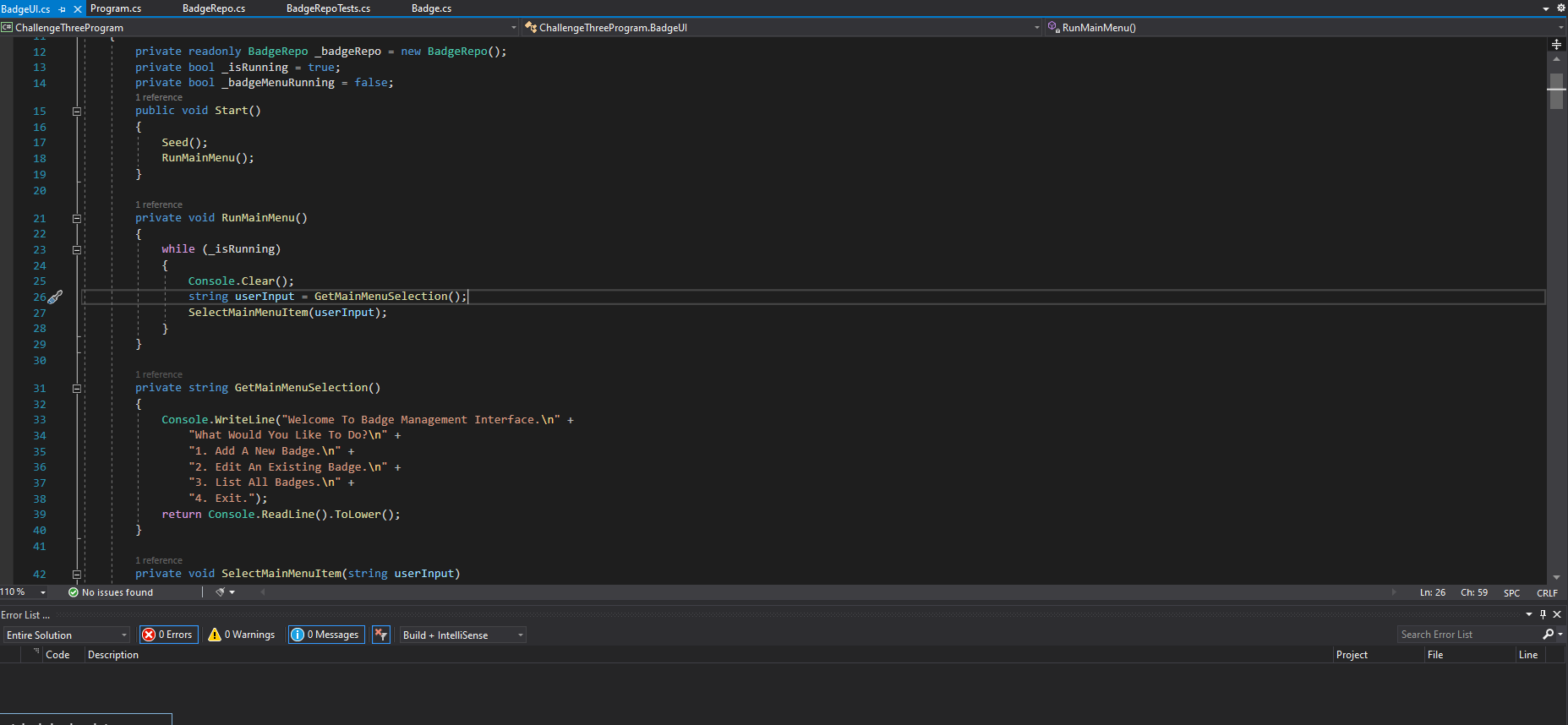 Buisness Repositories